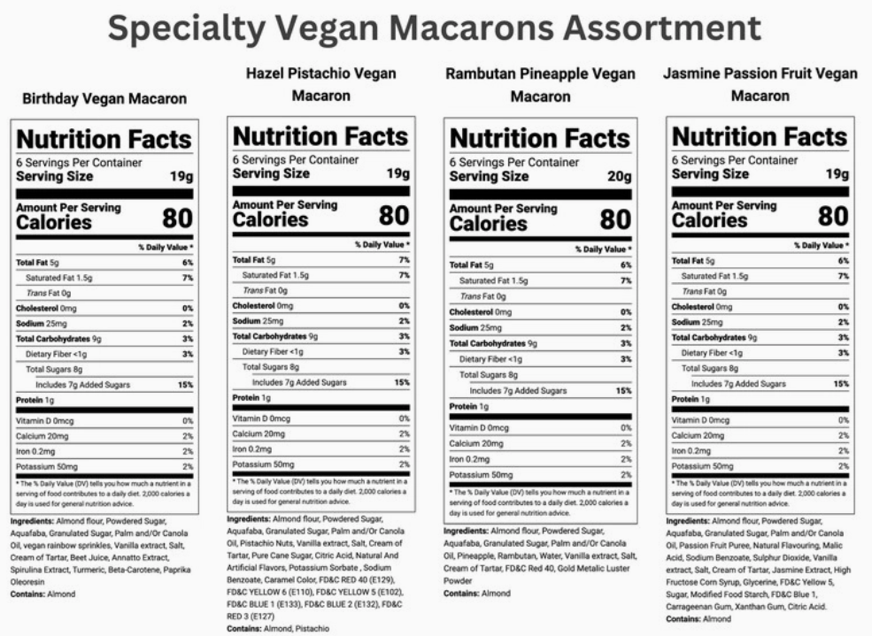 Specialty Vegan Macaron Assortment – Gourmet French Cookie Gift Box - Image 3