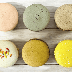 All-Natural Vegan Macaron Assortment – 6-Pack Gourmet French Cookies